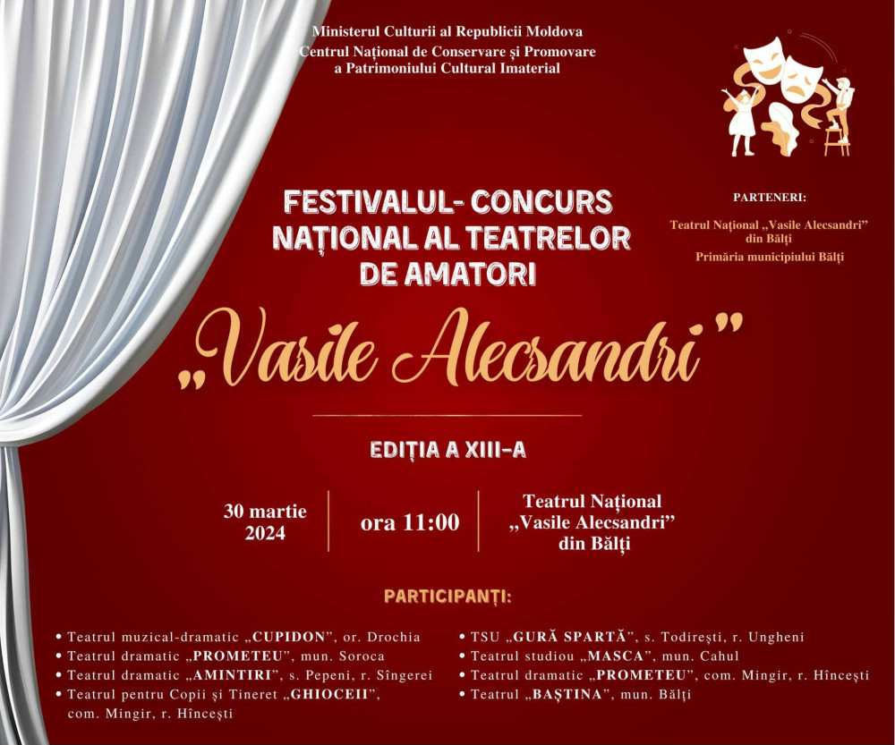 Festivalul-concurs Național al teatrelor de amatori, ediția a XIII-a