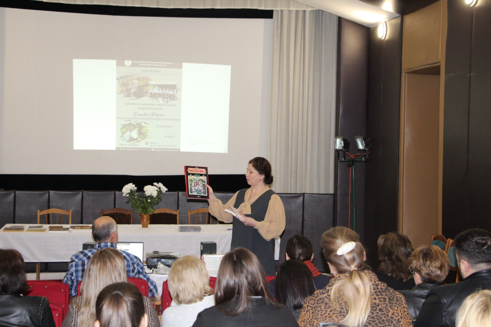 Atelier de folclor „Valorificarea repertoriului muzical inclus în culegerile semnate de Dumitru Blajinu”