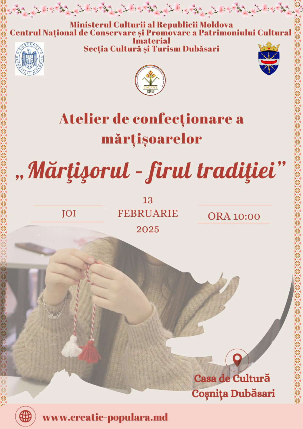 Atelier „Mărţişorul – firul tradiţiei”