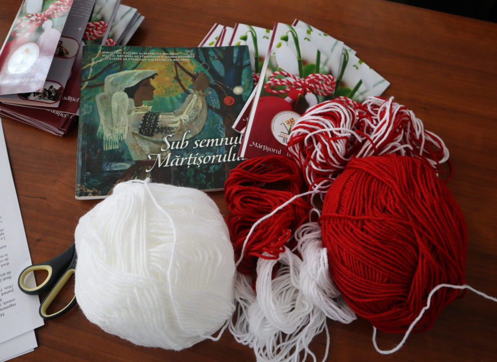 Atelierul „Mărţişorul – firul tradiţiei” în s. Coşniţa, raionul Dubăsari