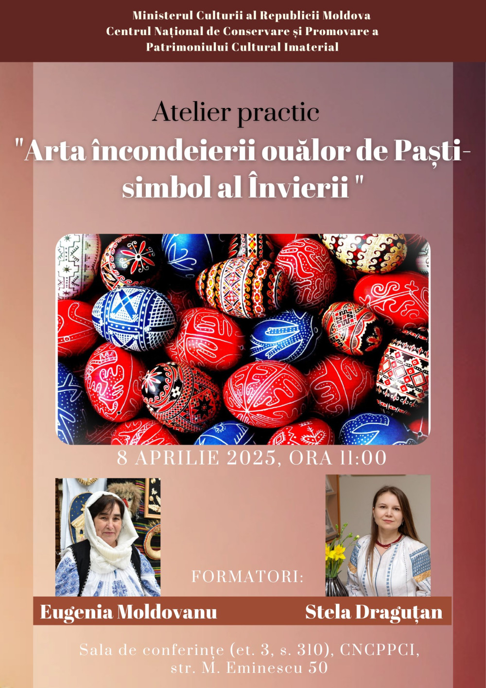 Atelierul „Arta încondeierii ouălor de Paști – simbol al Învierii”