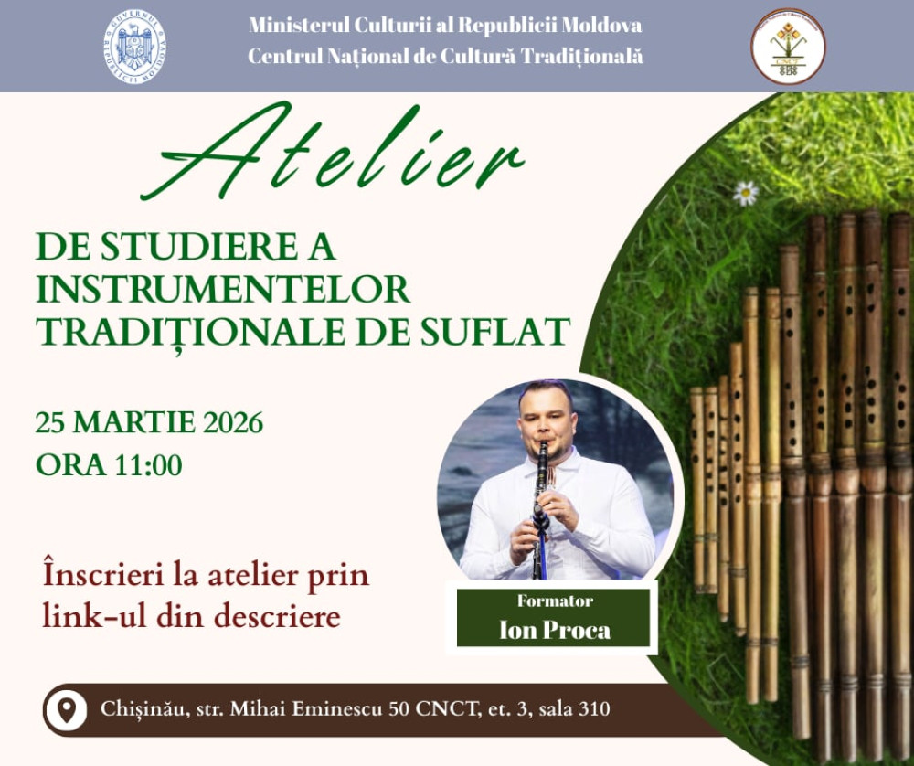 Atelierul de studiere a instrumentelor tradiționale de suflat
