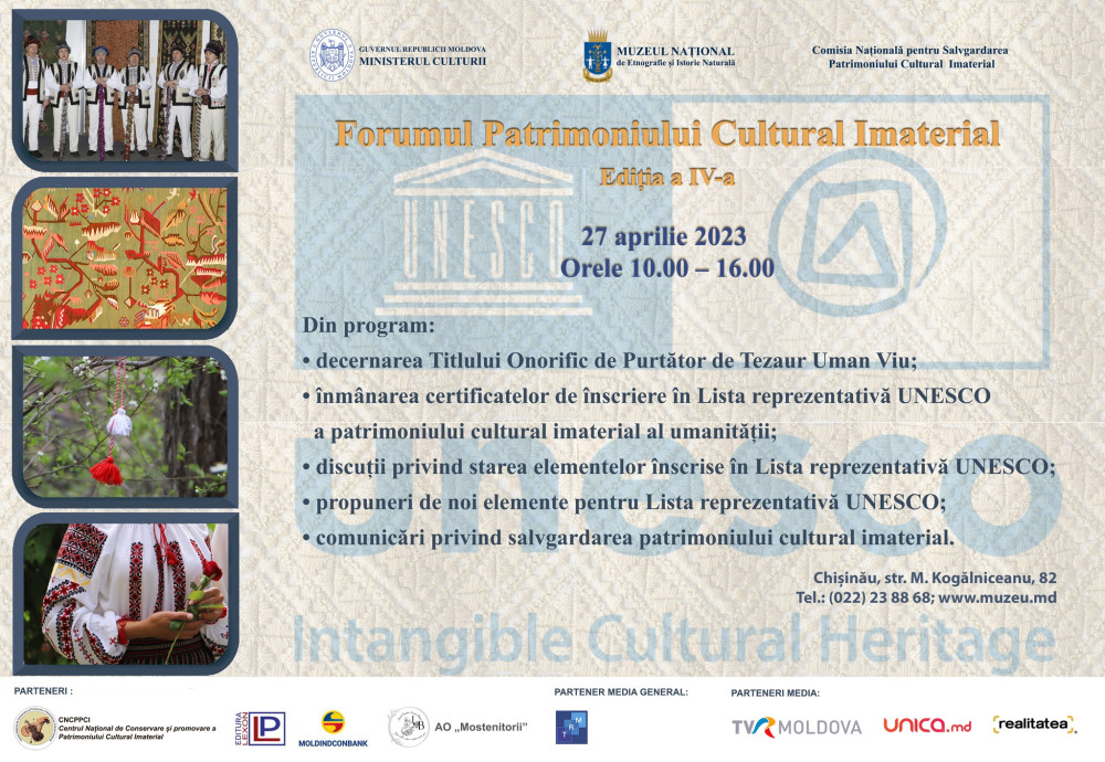 Forumul Patrimoniului Cultural Imaterial ediţia a IV-a