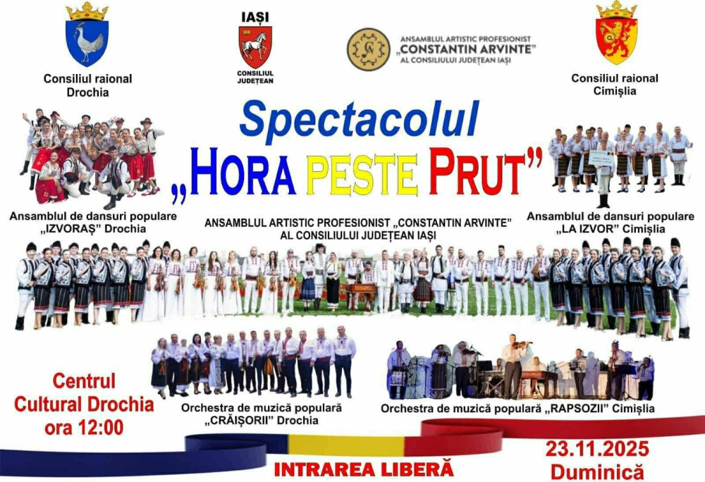 Spectacol folcloric „Hora peste Prut"